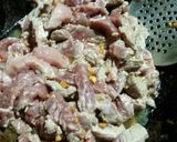 A picture of step 1 of Beef spicy strips.