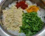 A picture of step 1 of Rasiya Muthiya (Rice Dumplings in gravy).