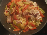 Atún con verduras
