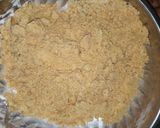 A picture of step 1 of Besan Ladoo.