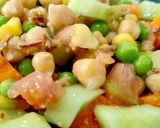 Foto del paso 6 de la receta: Ensalada vegetal de garbanzos con alficoz