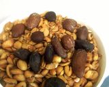 A picture of step 6 of Aki na Ukwa(Palm Kernel Nut and Toasted African Bread Fruit).
