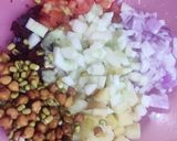 A picture of step 3 of Corn Bhel.