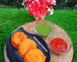 A picture of step 5 of Kerala special tea time snack - Parippu Vada.