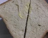 A picture of step 2 of Toast bread with sardine.