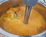 Foto del paso 4 de la receta: Crema de calabacín, calabaza y champiñones