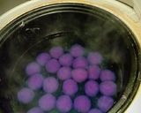 Foto langkah ke 7 dari resep Klepon Ubi Ungu Rice Cooker.