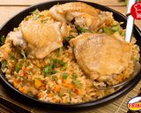 Foto del paso 3 de la receta: Arroz caldoso con contramuslos 🍛