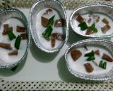 Foto langkah ke 5 dari resep Kue Keranjang Santan Kukus.