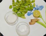 A picture of step 1 of Mint Lemonade (Welcome Drinks).