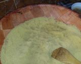 A picture of step 2 of Seffa with Raisins for Suhoor.