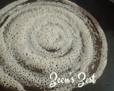 A picture of step 3 of Quinoa Dosas.