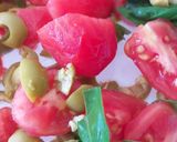 Foto del passaggio 4 della ricetta Insalata di riso con peperoni e pomodorini