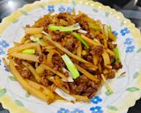 Foto langkah ke 3 dari resep Daging Giling Tumis Kentang.