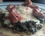 Foto del paso 13 de la receta: Arepitas🍘 con espinacas🌿, queso🧀y cerdo asado🥩.