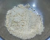 A picture of step 2 of Besan Pithala - Rice.