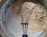 A picture of step 1 of Besan suji dhokla.