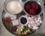 A picture of step 1 of Beetroot Cheesy Poppers.