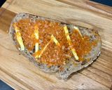 Hình bước làm 3 của món Pizza bánh mì