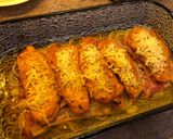 Bacon-Hagyma ágyon sült hús recept fázis 5 fotója