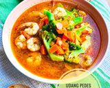 Foto langkah ke 4 dari resep Udang Pedas Manis.