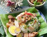 Hình bước làm 5 của món Xôi Thịt Kho Trứng