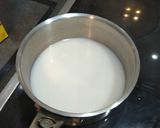 Une image de l'étape 1 de Crème dessert chocolat au lait de coco.