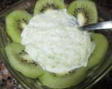 Foto del paso 7 de la receta Salsa tipo tzatziki de pepino, kiwi, crema vegana y Agua de Mar
