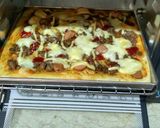 Foto langkah ke 8 dari resep Pizza roti.