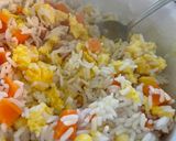 Csirke tojásos rizzsel recept fázis 3 fotója