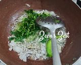A picture of step 1 of Kaddu and Turai with Methi Sabzi.