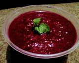 A picture of step 3 of Mint Flavoured Beet Smoothie.