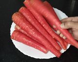 A picture of step 1 of Carrot Ladoo گاجر کے لڈو.