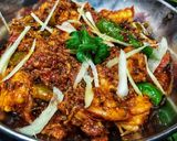 A picture of step 7 of Prawns angara karahi.