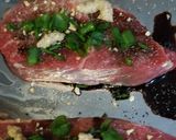 A picture of step 1 of Strip Steak & Crabmeat Mashed Potatoes with Beets.
