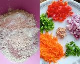 A picture of step 1 of Ragi Jowar Mixed Veg Pancake – A Wholesome Start to Your Day.