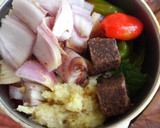 A picture of step 1 of Tsire Skewers.