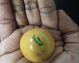 A picture of step 7 of Besan Ladoo.