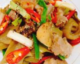 Hình bước làm 4 của món Thịt kho dưa cải