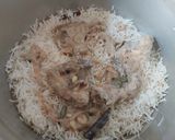 A picture of step 8 of White Mughlai Biryani.