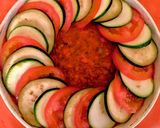 صورة لخطوة 7 من وصفة رتاتولي الباذنجان والفلفل على الطريقة الفرنسية ratatouille 🍆🌶🍅