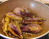 A picture of step 9 of Stuffed Brinjal.