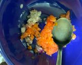 A picture of step 3 of Sweetcorn Bhel.