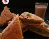 A picture of step 5 of Bread Pakoda.