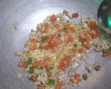 A picture of step 3 of Upma Breakfast.