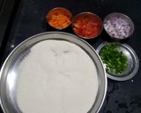 A picture of step 2 of Vegetable Upma.