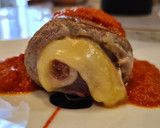 Foto del paso 8 de la receta: Solomillo de cerdo relleno de jamón y queso con salsa de piquillos