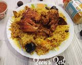 A picture of step 7 of Madhbi Chicken - Traditional Yemeni Rice Dish.