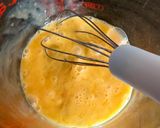 A picture of step 1 of My Pancake Egg rolled in a Wrap.