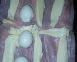 Foto del paso 6 de la receta: Pan de carne relleno con salsa y queso arriba